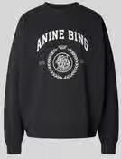 Anine Bing oversized fit sweatshirt met logoprint