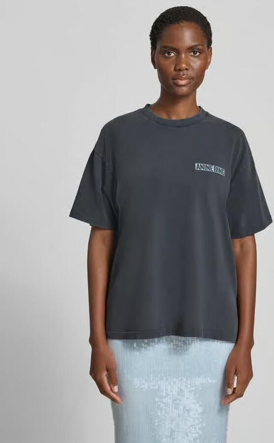 Anine Bing oversized fit t-shirt met logoprint - Foto 2