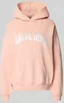 Anine Bing oversized hoodie met logodetail