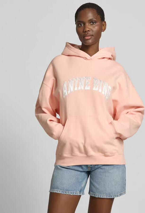 Anine Bing oversized hoodie met logodetail - Foto 2