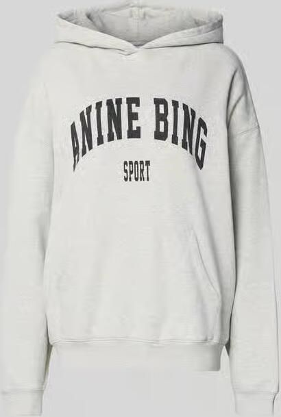 Anine Bing Oversized Harvey Sweatshirt met Vintage-geïnspireerd Ontwerp Gray Dames - Foto 3