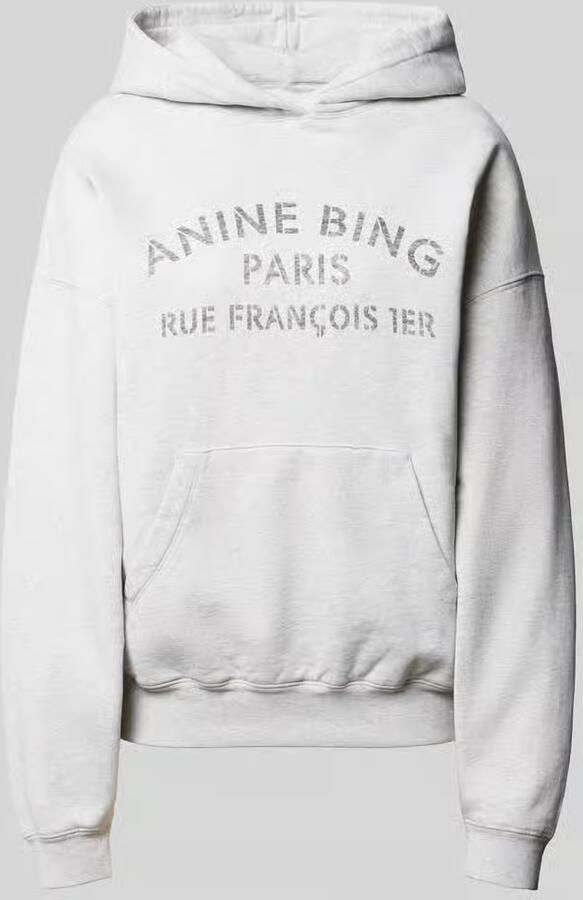 Anine Bing oversized hoodie van puur katoen
