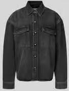 Anine Bing Oversized jeansblouse van puur katoen