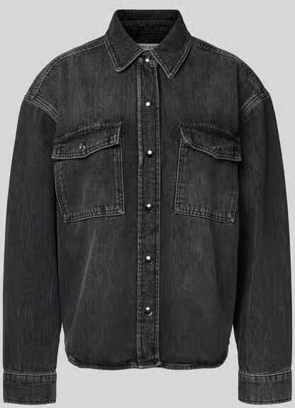 Anine Bing Oversized jeansblouse van puur katoen - Foto 2