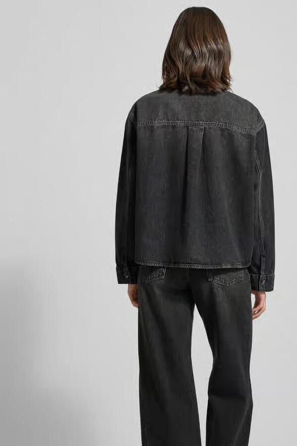 Anine Bing Oversized jeansblouse van puur katoen - Foto 2