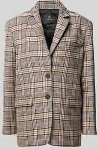 Anine Bing Oversized longblazer met sierknopen