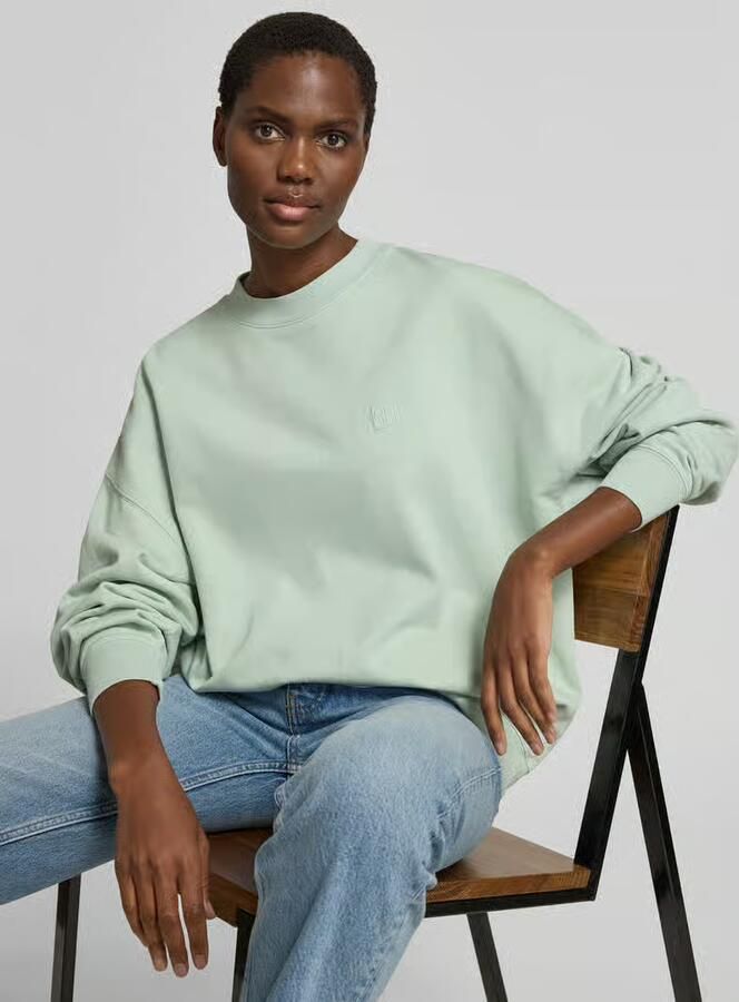 Anine Bing Oversized sweatshirt met gestikt logo