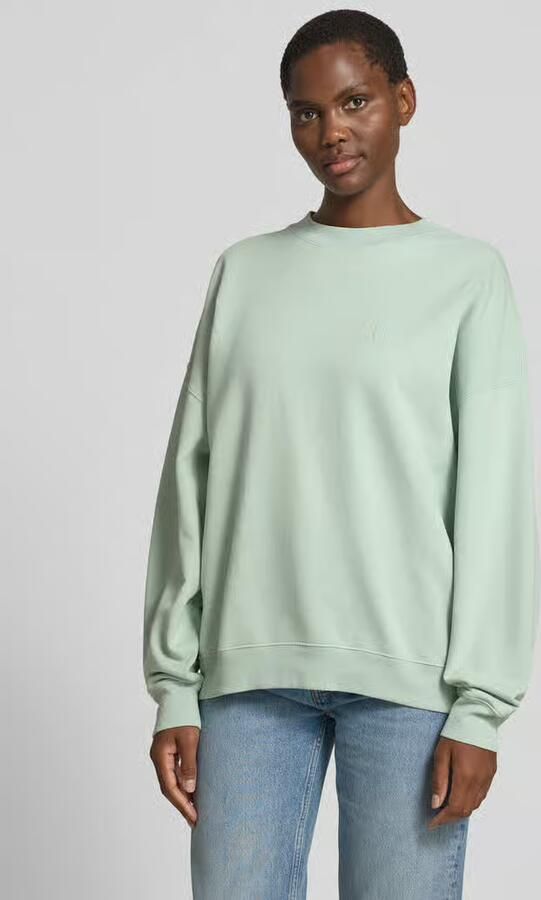 Anine Bing oversized sweatshirt met gestikt logo - Foto 3