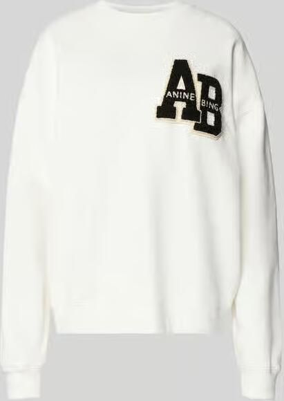 Anine Bing Sweatshirt met logo patch White Dames - Foto 2