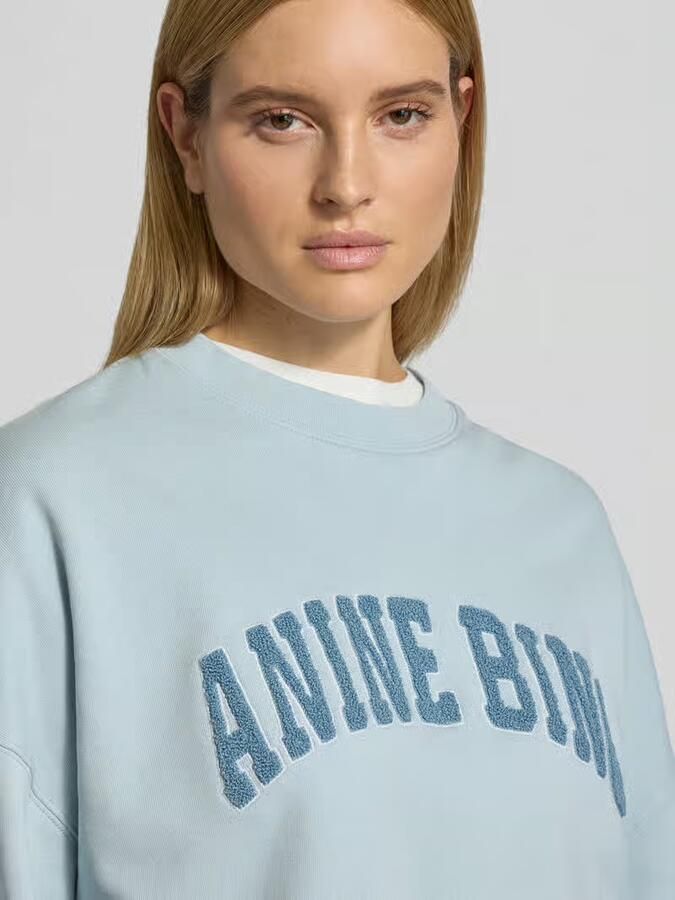 Anine Bing Oversized sweatshirt met Logodetail