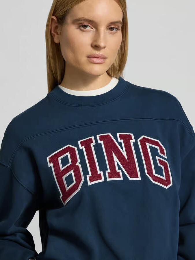 Anine Bing Oversized sweatshirt met Logodetail