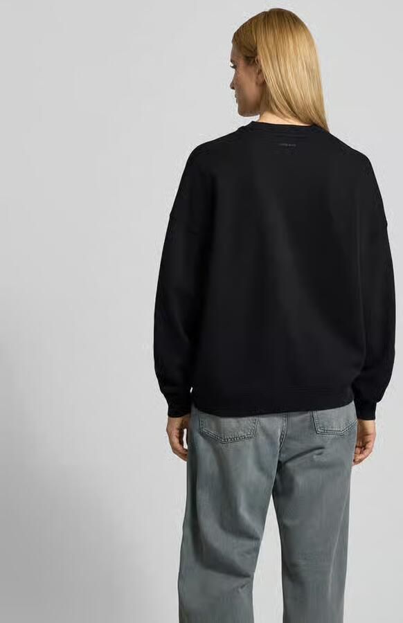 Anine Bing Chenille Logo Oversized Sweatshirt Black - Foto 2