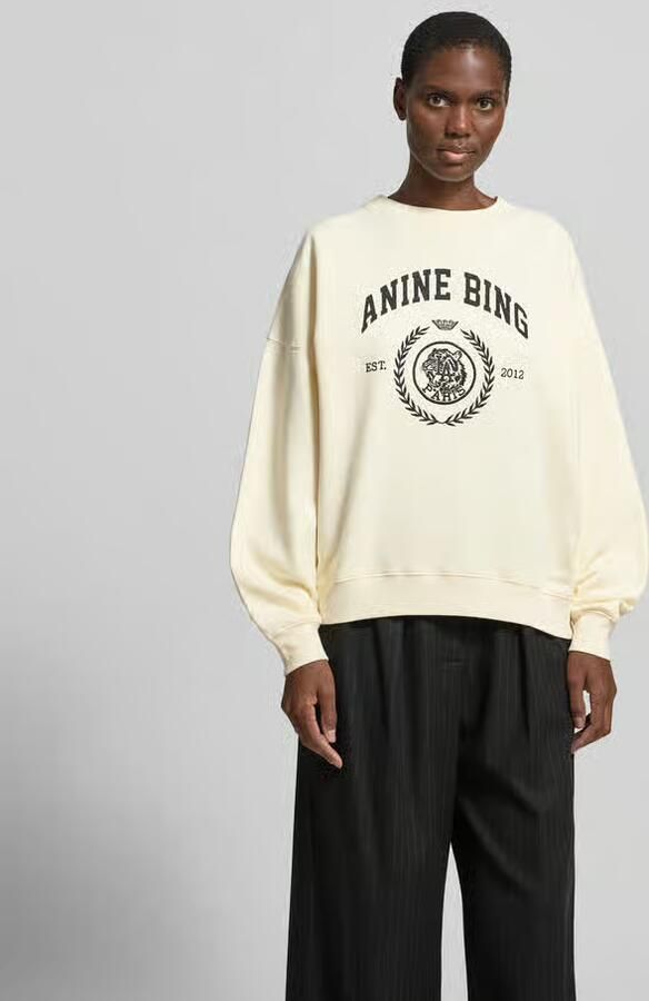 Anine Bing oversized sweatshirt met logoprint - Foto 2