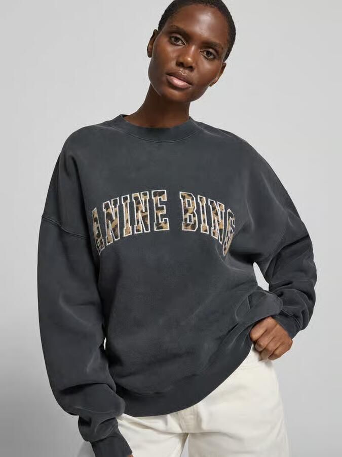 Anine Bing Oversized sweatshirt van Katoen
