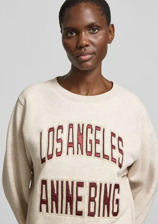 Anine Bing Oversized sweatshirt van katoenmix