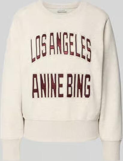 Anine Bing Oversized sweatshirt van katoenmix - Foto 2