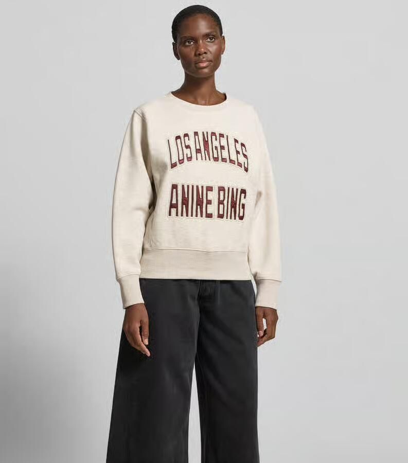 Anine Bing Oversized sweatshirt van katoenmix - Foto 2