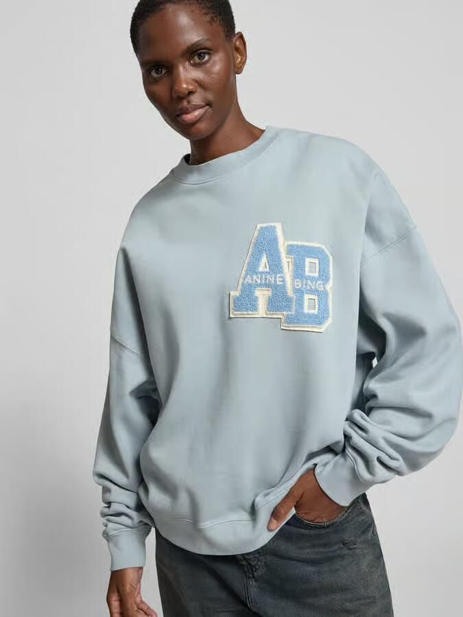 Anine Bing Oversized sweatshirt van puur katoen