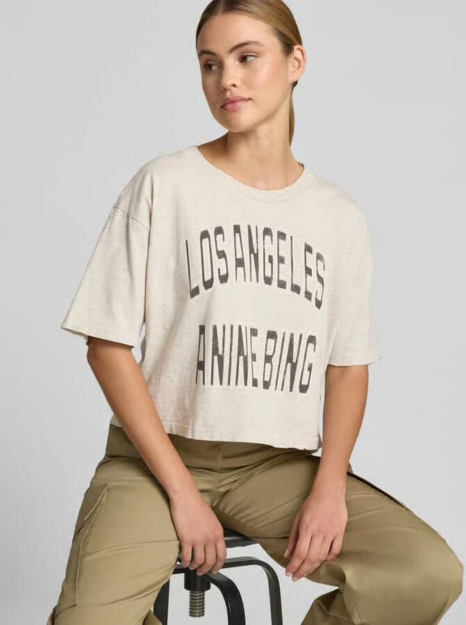 Anine Bing Oversized T-shirt met logoprint