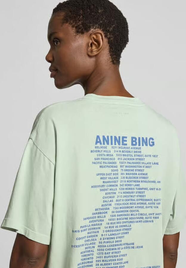 Anine Bing Oversized T-shirt met logoprint
