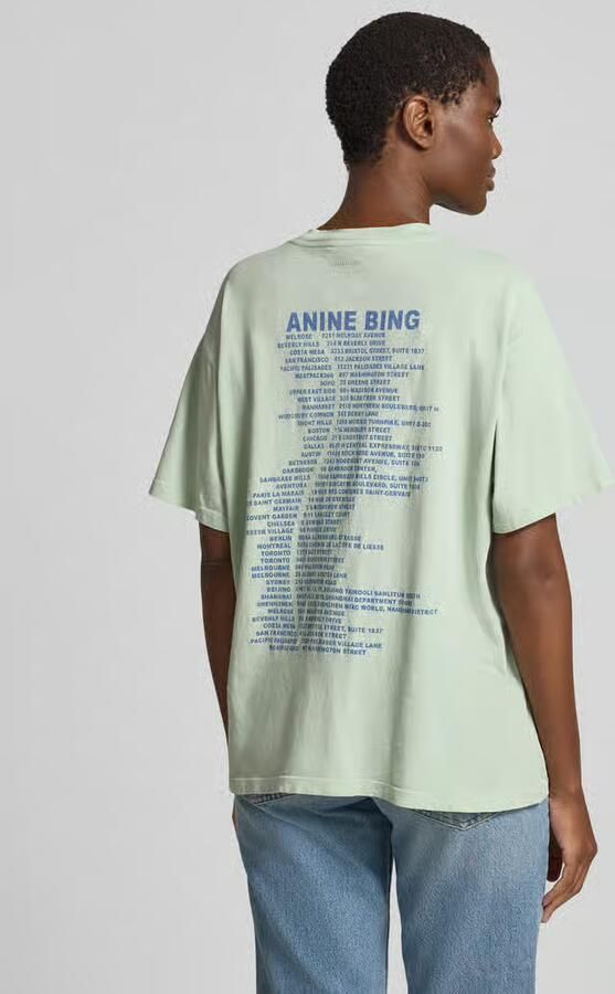 Anine Bing oversized t-shirt met logoprint - Foto 3