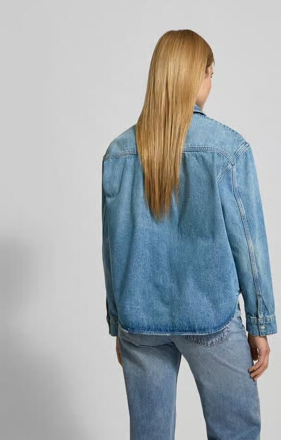 Anine Bing Regular fit jeansblouse van katoen - Foto 3