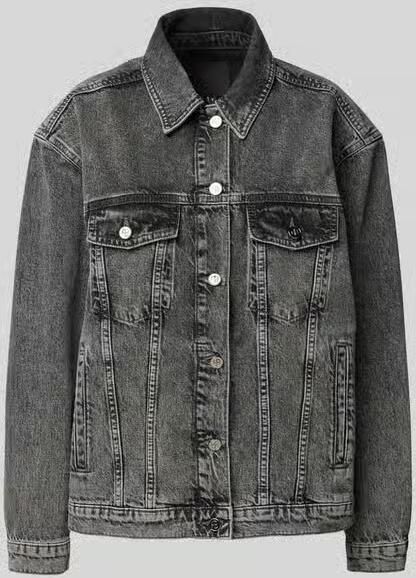 Anine Bing Regular fit jeansjack in used-look - Foto 2