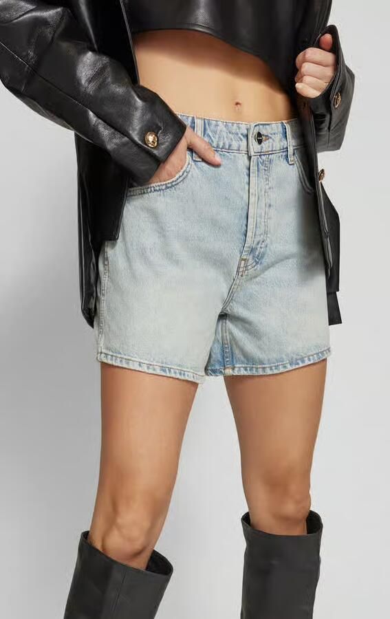 Anine Bing Regular fit korte jeans van katoen