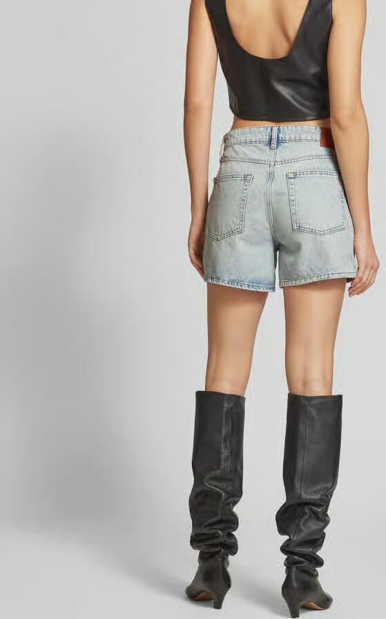 Anine Bing Regular fit korte jeans van katoen - Foto 2
