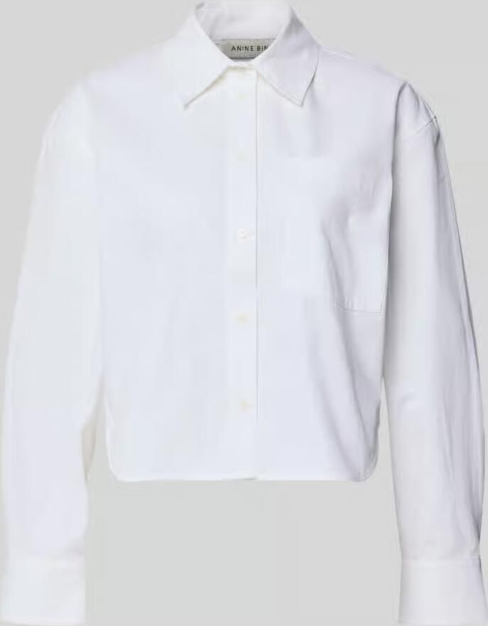 Anine Bing Regular fit overhemdblouse van katoen