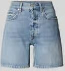 Anine Bing regular fit short in denim-look