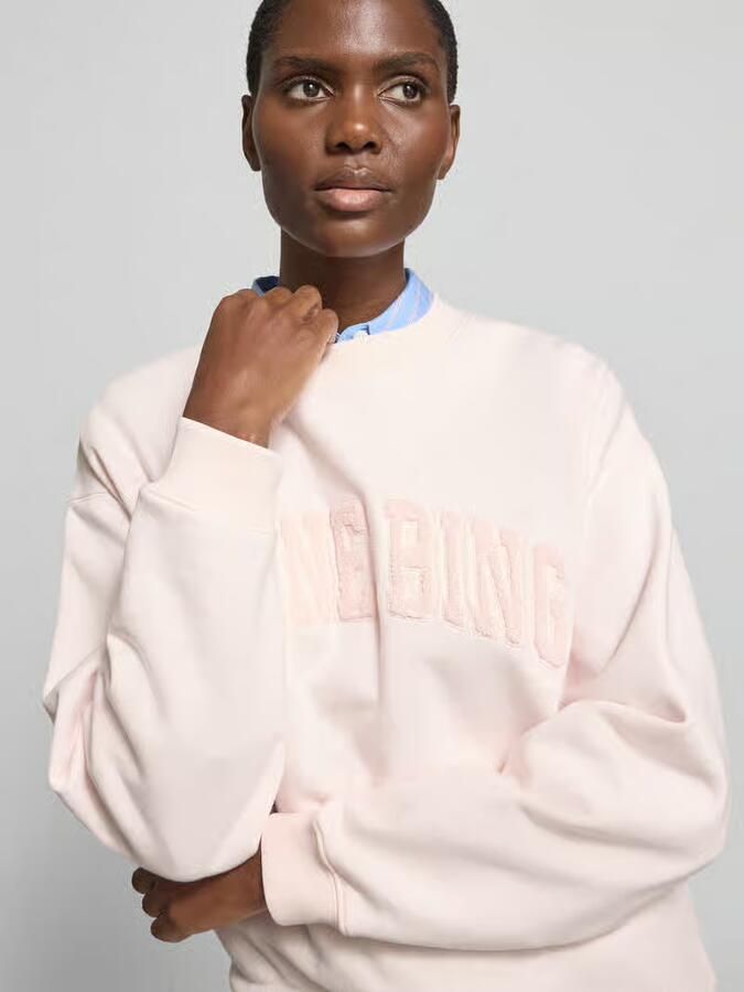 Anine Bing regular fit sweatshirt met logodetail