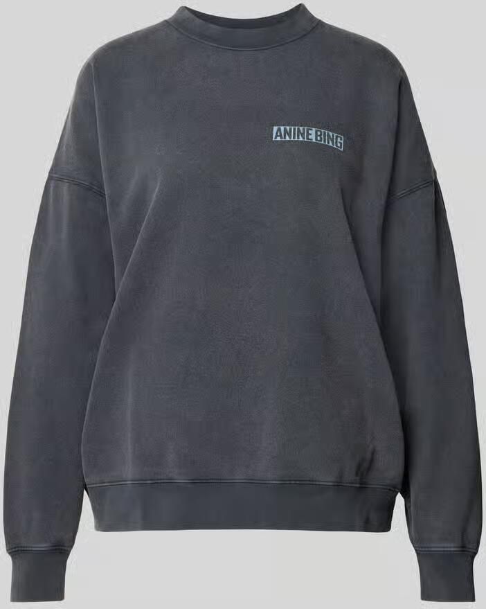 Anine Bing regular fit sweatshirt met logoprint - Foto 2