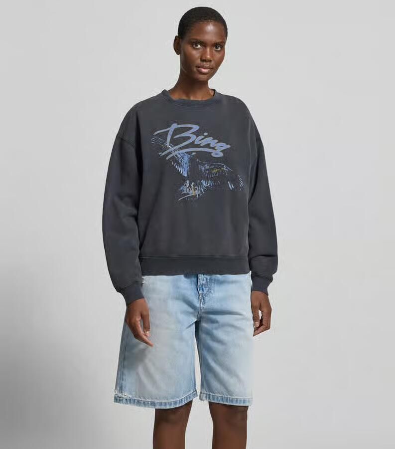 Anine Bing regular fit sweatshirt met motiefprint - Foto 3
