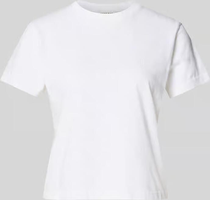 Anine Bing regular fit T-shirt met gestikt logo - Foto 2