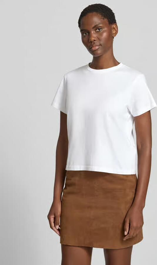 Anine Bing Regular fit t-shirt met gestikt logo - Foto 2