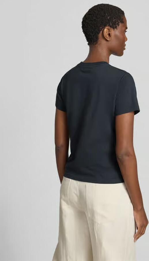 Anine Bing Regular fit t-shirt met gestikt logo - Foto 3
