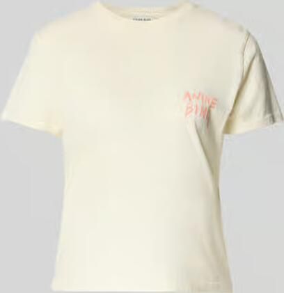 Anine Bing regular fit T-shirt met logodetail - Foto 2