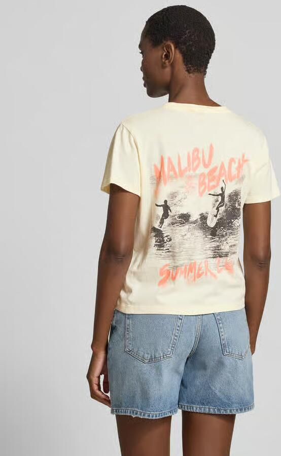 Anine Bing Regular Fit t-shirt met logodetail - Foto 3