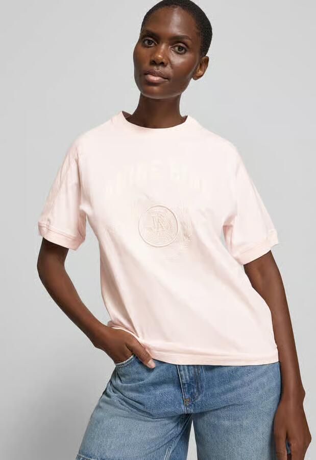 Anine Bing regular fit T-shirt met logoprint