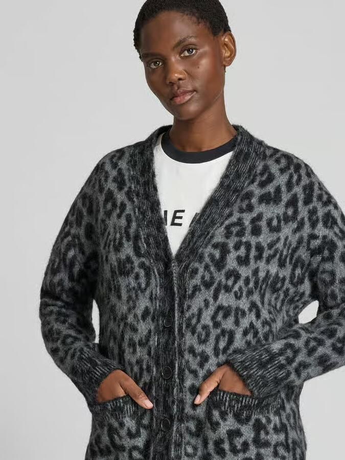 Anine Bing Relaxed fit cardigan van alpacamix