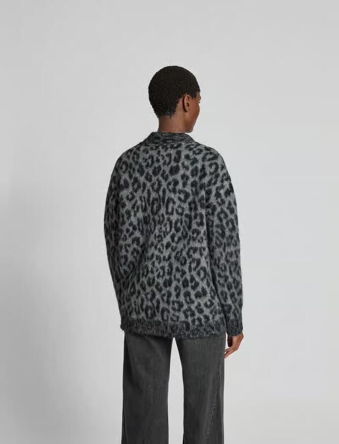 Anine Bing Relaxed fit cardigan van alpacamix - Foto 3