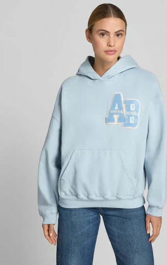 Anine Bing relaxed fit hoodie met logodetail - Foto 2