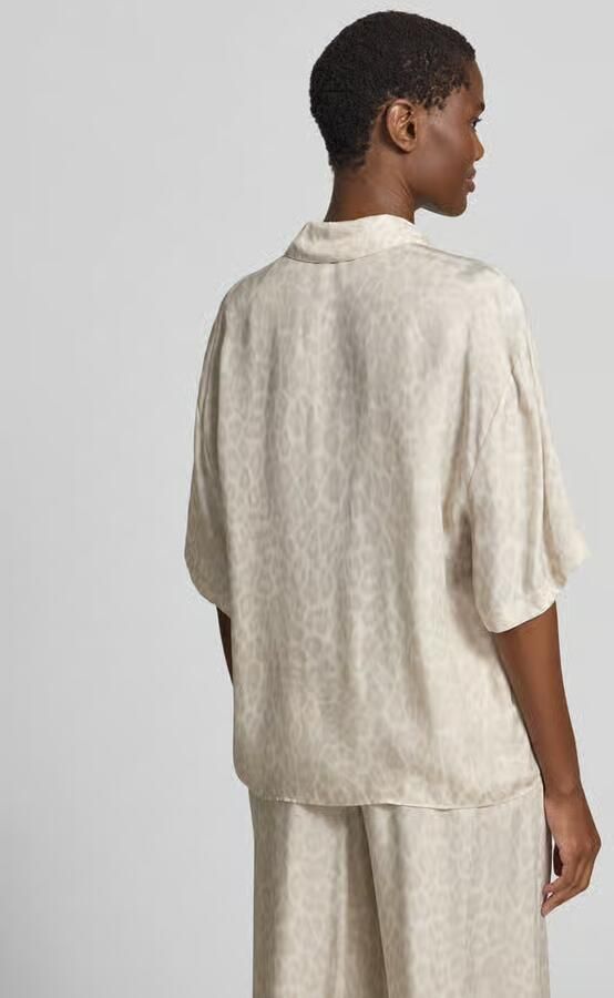 Anine Bing relaxed fit overhemdblouse met viscose - Foto 3