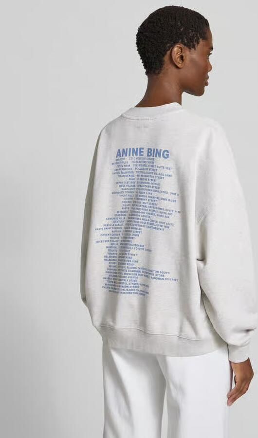 Anine Bing relaxed fit sweatshirt met logoprint - Foto 3