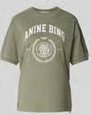 Anine Bing relaxed fit T-shirt met logoprint