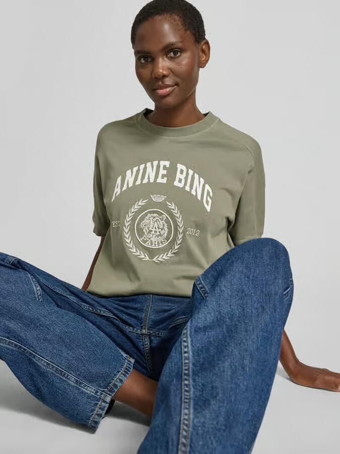 Anine Bing relaxed fit T-shirt met logoprint - Foto 2