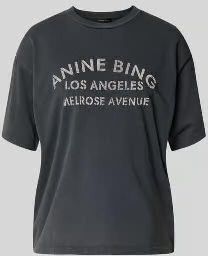 Anine Bing relaxed fit T-shirt met logoprint - Foto 2