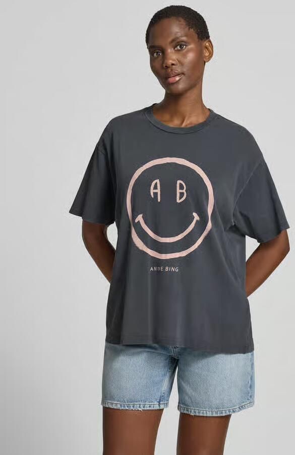 Anine Bing relaxed fit t-shirt met logoprint - Foto 3
