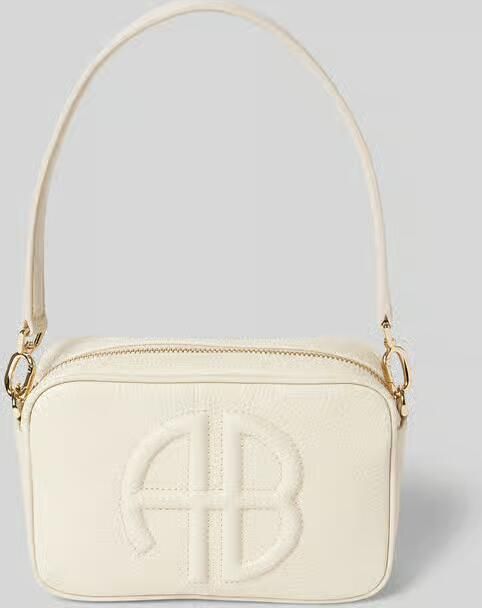 Anine Bing Gestileerde schoudertas met gouden details Beige Dames - Foto 6